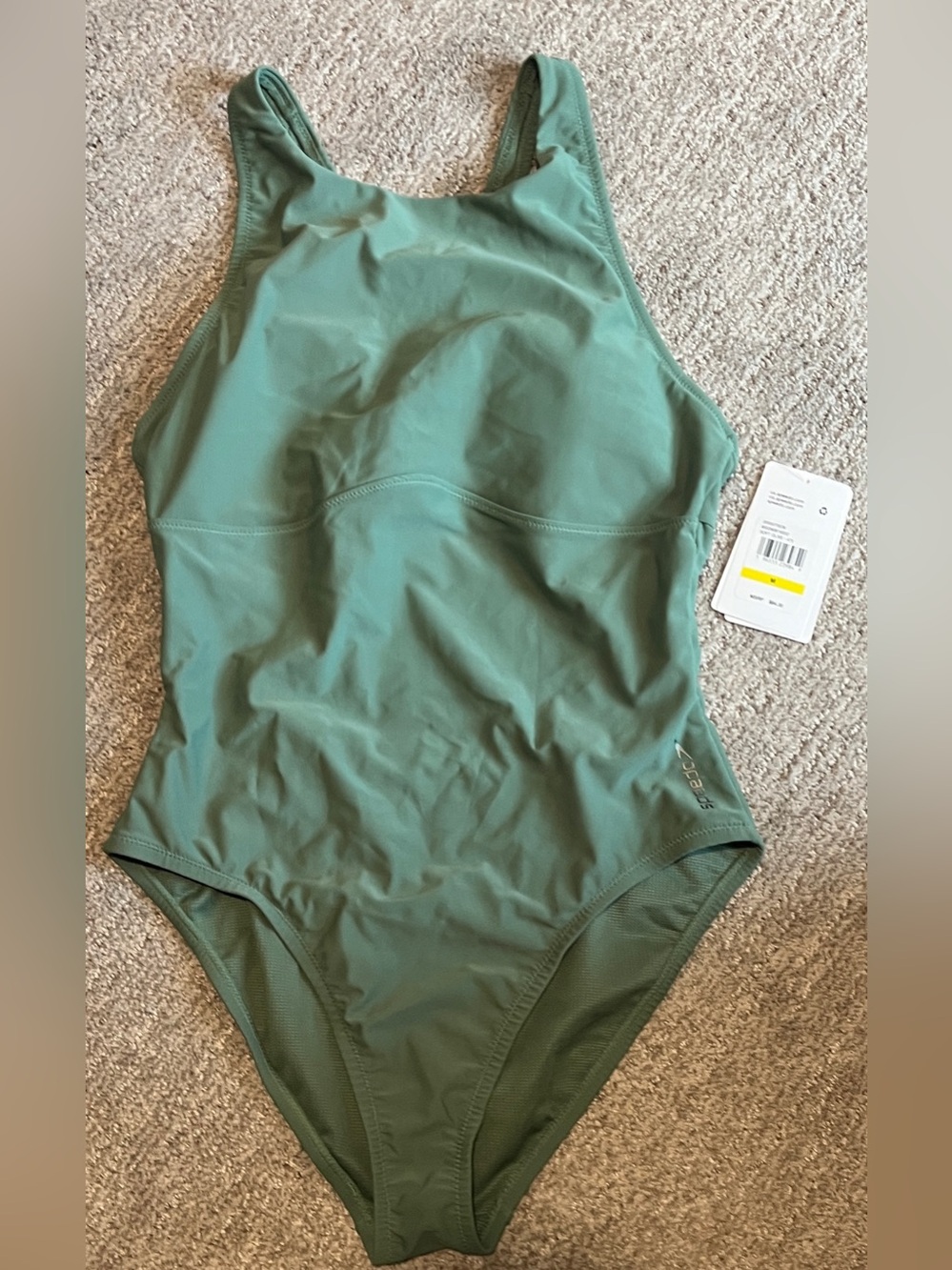 Speedo Swimsuit One Piece Hydraline Standard Cut M. 2508/bb13-3 - Picture 4 of 6